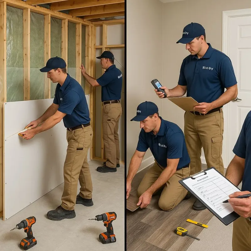Repairs and Reconstruction process in McGill, NV